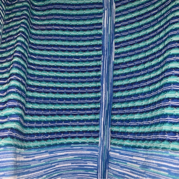 Axcess Liz Claiborne Company Short Sleeve Button Front Multi-color Top XL NWT - Picture 10 of 10